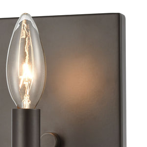 Atlas Transitions 8'' High 1-Light Sconce - Stylish Oil Rubbed Bronze Fixture for Farmhouse Decor WL11160-BZ