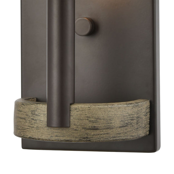 Atlas Transitions 8'' High 1-Light Sconce - Stylish Oil Rubbed Bronze Fixture for Farmhouse Decor WL11160-BZ