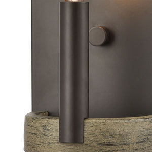 Atlas Transitions 8'' High 1-Light Sconce - Stylish Oil Rubbed Bronze Fixture for Farmhouse Decor WL11160-BZ