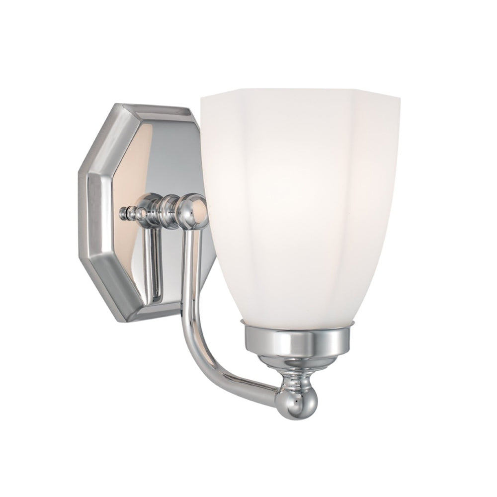 Atlas Trevi 7'' High 1-Light Wall Sconce – Elegant Chrome Fixture for Timeless Ambient Indoor Lighting WL11161-CH2