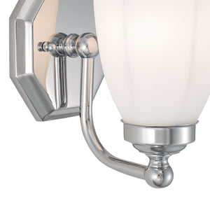 Atlas Trevi 7'' High 1-Light Wall Sconce – Elegant Chrome Fixture for Timeless Ambient Indoor Lighting WL11161-CH2