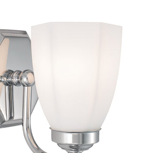 Atlas Trevi 7'' High 1-Light Wall Sconce – Elegant Chrome Fixture for Timeless Ambient Indoor Lighting WL11161-CH2