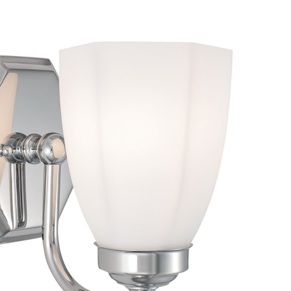 Atlas Trevi 7'' High 1-Light Wall Sconce – Elegant Chrome Fixture for Timeless Ambient Indoor Lighting WL11161-CH2