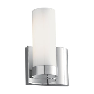 Atlas Wave 12.75'' High 1-Light Sconce - Modern Minimalist Design for Elegant Ambient Lighting Solutions Chrome WL11166-CH