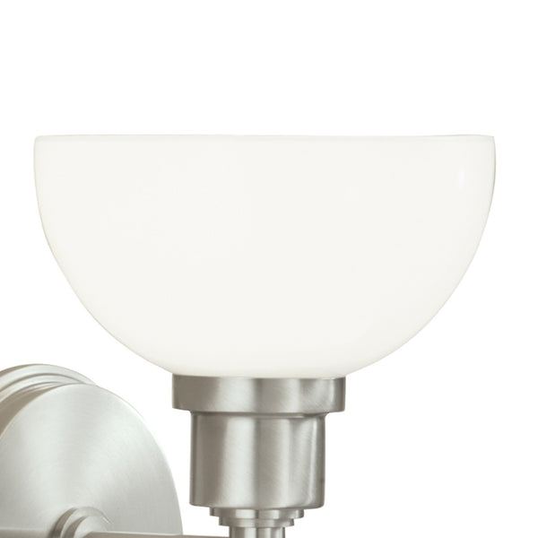 Atlas Whitman 1-Light Wall Sconce - Classic Elegance for Hallways, Bedrooms, and Entryways Lighting Brushed Nickel WL11170-NK1