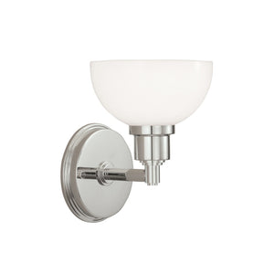 Atlas Whitman 1-Light Wall Sconce - Classic Elegance for Hallways, Bedrooms, and Entryways Lighting Polished Nickel WL11170-NK2