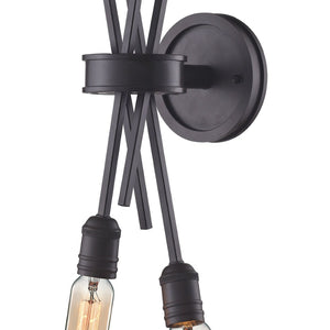 Atlas Xenia 20-Inch High 4-Light Wall Sconce - Adjustable Modern Design for Stylish Indoor Lighting Oil Rubbed Bronze 5'' WL11173-BZ