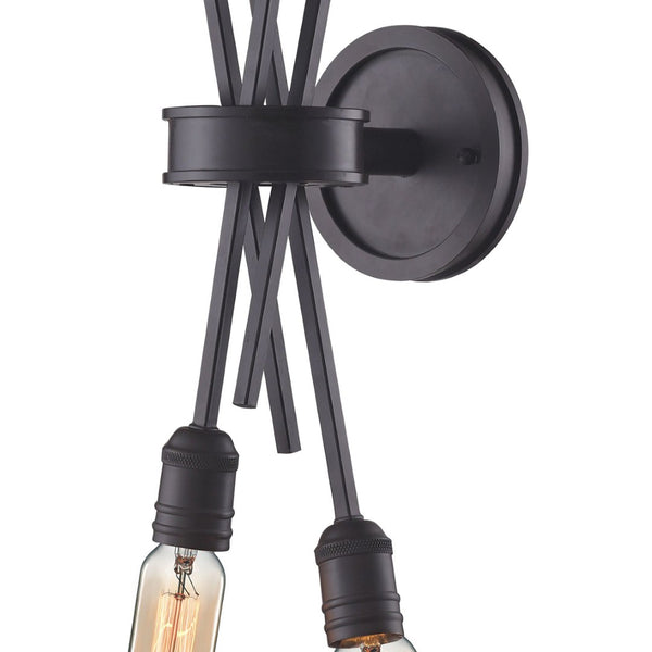 Atlas Xenia 20-Inch High 4-Light Wall Sconce - Adjustable Modern Design for Stylish Indoor Lighting Oil Rubbed Bronze 5'' WL11173-BZ