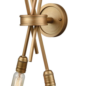 Atlas Xenia 20-Inch High 4-Light Wall Sconce - Adjustable Modern Design for Stylish Indoor Lighting Matte Gold 5'' WL11173-GD