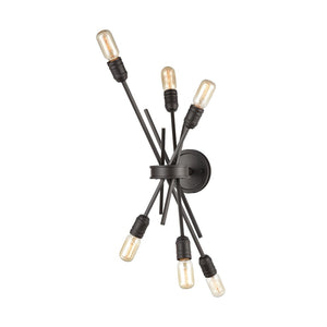 Atlas Xenia 20-Inch High 4-Light Wall Sconce - Adjustable Modern Design for Stylish Indoor Lighting Oil Rubbed Bronze 10'' WL11174-BZ