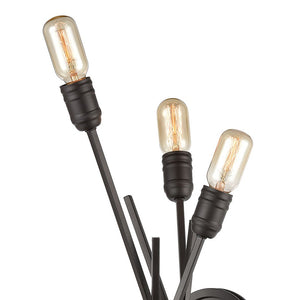 Atlas Xenia 20-Inch High 4-Light Wall Sconce - Adjustable Modern Design for Stylish Indoor Lighting Oil Rubbed Bronze 10'' WL11174-BZ