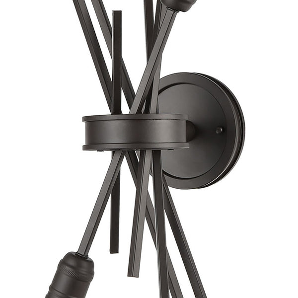 Atlas Xenia 20-Inch High 4-Light Wall Sconce - Adjustable Modern Design for Stylish Indoor Lighting Oil Rubbed Bronze 10'' WL11174-BZ