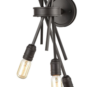 Atlas Xenia 20-Inch High 4-Light Wall Sconce - Adjustable Modern Design for Stylish Indoor Lighting Oil Rubbed Bronze 10'' WL11174-BZ