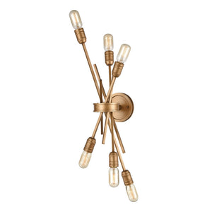 Atlas Xenia 20-Inch High 4-Light Wall Sconce - Adjustable Modern Design for Stylish Indoor Lighting Matte Gold 10'' WL11174-GD