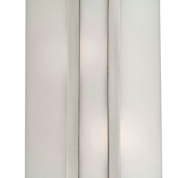 Atlas Zenith 14'' 2-Light Wall Sconce - Modern Brushed Nickel Fixture with Frosted Glass for Elegant Illumination WL11177-NK
