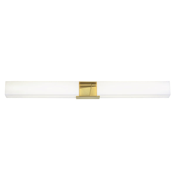 Atlas Artemis 36'' Wide Integrated LED Vanity Light - Modern Illumination for Stylish Bathrooms & Spaces Satin Brass WL11192-BS