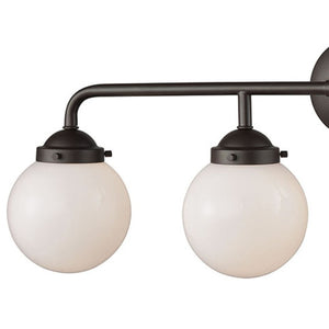 Atlas Beckett 33" Wide 4-Light Vanity Light - Stylish Oil Rubbed Bronze Fixture for Modern Bathrooms & More WL11205-BZ1