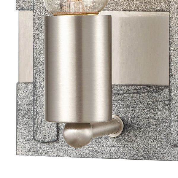 Atlas Brigantine 2-Light Vanity Light - Coastal Charm with Modern Design for Bright Bathroom Spaces Weathered Driftwood 5'' WL11224-NK