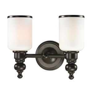Atlas Bristol Way 10" High 1-Light Sconce - Elegant Opal Glass Shade for Warm, Inviting Illumination Oil Rubbed Bronze 13'' WL11230-BZ