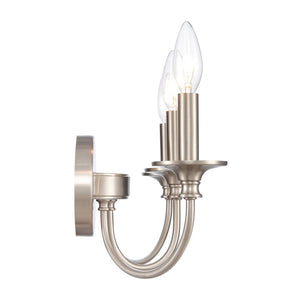 Atlas Cecil 14'' Wide 2-Light Vanity Light Fixture - Timeless Elegance for Modern Bathroom Spaces Brushed Nickel WL11250-NK