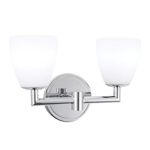 Atlas Chancellor 11'' Wide Integrated LED Vanity Light - Timeless Design for Elegant Bathroom Illumination Chrome WL11253-CH