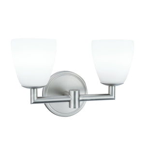 Atlas Chancellor 11'' Wide Integrated LED Vanity Light - Timeless Design for Elegant Bathroom Illumination Brushed Nickel WL11253-NK