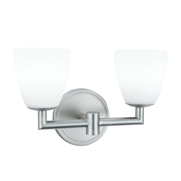 Atlas Chancellor 11'' Wide Integrated LED Vanity Light - Timeless Design for Elegant Bathroom Illumination Brushed Nickel WL11253-NK