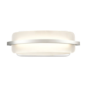 Atlas Curvato LED Vanity Light Fixture – Modern Design with Soft Illumination for Elegant Bathrooms and Dressing Areas Polished Chrome 16'' WL11271-CH