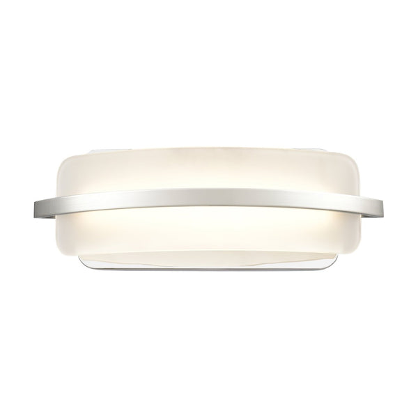 Atlas Curvato LED Vanity Light Fixture – Modern Design with Soft Illumination for Elegant Bathrooms and Dressing Areas Polished Chrome 16'' WL11271-CH
