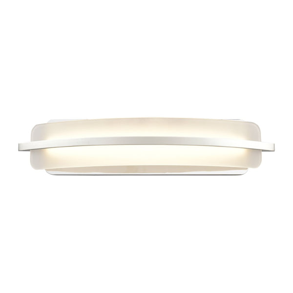 Atlas Curvato LED Vanity Light Fixture – Modern Design with Soft Illumination for Elegant Bathrooms and Dressing Areas Polished Chrome 25.5'' WL11272-CH