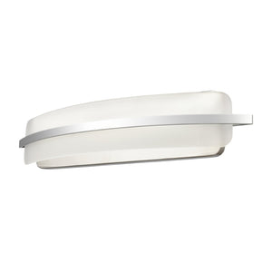 Atlas Curvato LED Vanity Light Fixture – Modern Design with Soft Illumination for Elegant Bathrooms and Dressing Areas Polished Chrome 25.5'' WL11272-CH