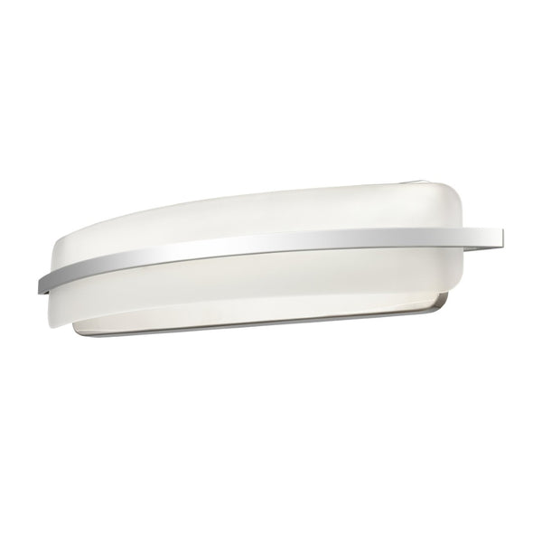 Atlas Curvato LED Vanity Light Fixture – Modern Design with Soft Illumination for Elegant Bathrooms and Dressing Areas Polished Chrome 25.5'' WL11272-CH