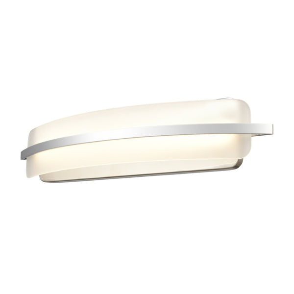 Atlas Curvato LED Vanity Light Fixture – Modern Design with Soft Illumination for Elegant Bathrooms and Dressing Areas Polished Chrome 25.5'' WL11272-CH