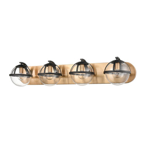 Atlas Davenay 2-Light Vanity Light Fixture – Midcentury Modern Design for Stylish Bathroom Illumination Satin Brass 31'' WL11276-BS