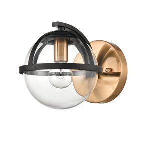 Atlas Davenay 2-Light Vanity Light Fixture – Midcentury Modern Design for Stylish Bathroom Illumination Satin Brass 6'' WL11277-BS