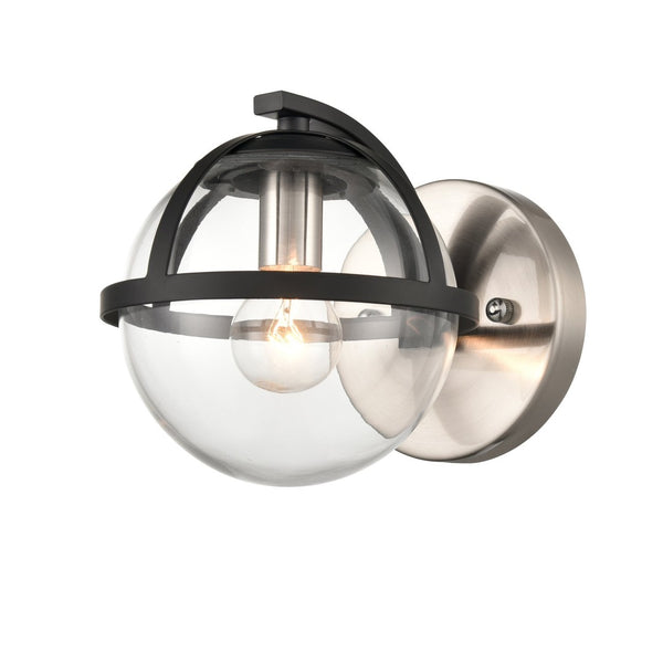 Atlas Davenay 2-Light Vanity Light Fixture – Midcentury Modern Design for Stylish Bathroom Illumination Satin Nickel 6'' WL11277-NK