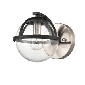 Atlas Davenay 2-Light Vanity Light Fixture – Midcentury Modern Design for Stylish Bathroom Illumination Satin Nickel 6'' WL11277-NK