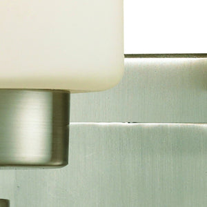Atlas Dawson 10" High 1-Light Wall Sconce - Elegant Transitional Design with Soft White Glass Shade Brushed Nickel 5'' WL11278-NK