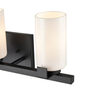 Atlas Dressler 22'' Wide 3-Light Vanity Light – Stylishly Illuminate Your Bathroom with Modern Elegance Matte Black WL11282-BK