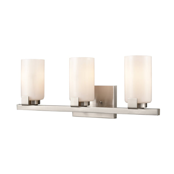 Atlas Dressler 22'' Wide 3-Light Vanity Light – Stylishly Illuminate Your Bathroom with Modern Elegance Brushed Nickel WL11282-NK