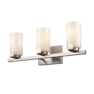 Atlas Dressler 22'' Wide 3-Light Vanity Light – Stylishly Illuminate Your Bathroom with Modern Elegance Brushed Nickel WL11282-NK