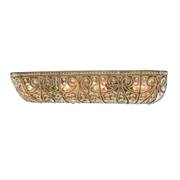 Atlas Elizabethan 4-Light Vanity Light Fixture - Timeless Elegance for Bathrooms and Dressing Areas Dark Bronze 27'' WL11287-BZ