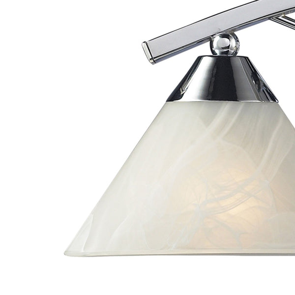 Atlas Elysburg Contemporary 2-Light Vanity Light Fixture - Elegant Design for Modern Bathrooms & Spaces Polished Chrome 18'' WL11288-CH