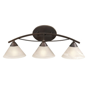 Atlas Elysburg Contemporary 2-Light Vanity Light Fixture - Elegant Design for Modern Bathrooms & Spaces Oil Rubbed Bronze 25'' WL11289-BZ