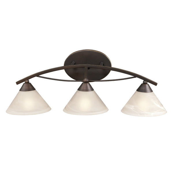 Atlas Elysburg Contemporary 2-Light Vanity Light Fixture - Elegant Design for Modern Bathrooms & Spaces Oil Rubbed Bronze 25'' WL11289-BZ