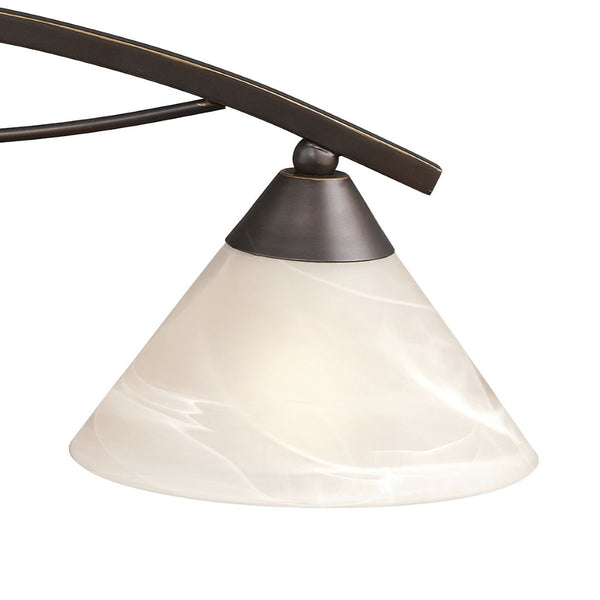 Atlas Elysburg Contemporary 2-Light Vanity Light Fixture - Elegant Design for Modern Bathrooms & Spaces Oil Rubbed Bronze 25'' WL11289-BZ