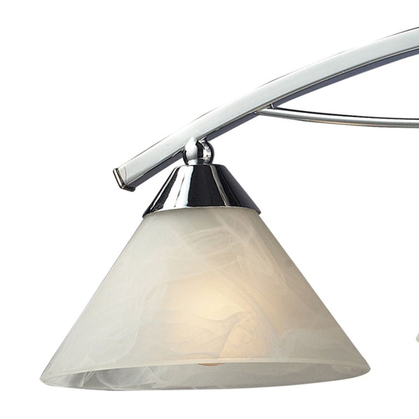 Atlas Elysburg Contemporary 2-Light Vanity Light Fixture - Elegant Design for Modern Bathrooms & Spaces Polished Chrome 25'' WL11289-CH