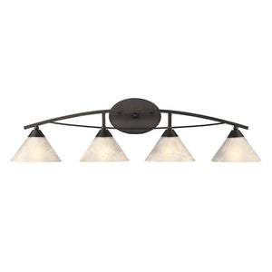 Atlas Elysburg Contemporary 2-Light Vanity Light Fixture - Elegant Design for Modern Bathrooms & Spaces Oil Rubbed Bronze 36'' WL11290-BZ