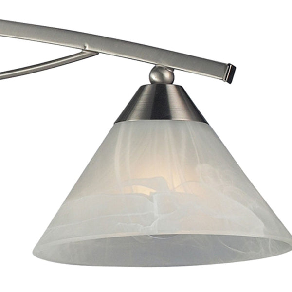 Atlas Elysburg Contemporary 2-Light Vanity Light Fixture - Elegant Design for Modern Bathrooms & Spaces Satin Nickel 36'' WL11290-NK