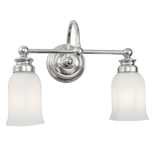 Atlas Emily 11.5'' Wide 2-Light Vanity Light Fixture - Timeless Elegance for Your Bathroom Decor Chrome WL11292-CH